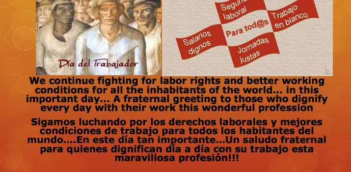 Feliz Dia Del Trabajador!