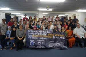 Disaster Workshop in Malaysia attendees