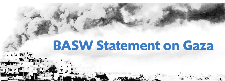 BASW statement on Gaza