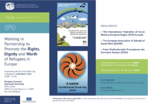 Leaflet: WSWD 2016 in Brussels