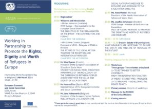 Programme: WSWD 2016 in Brussels