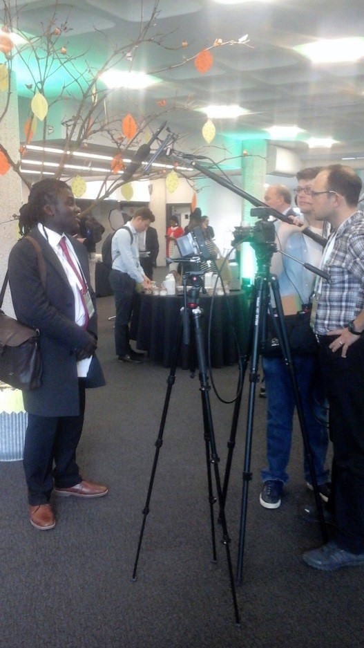 An interview at the CHOGM meeting